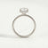 Lively oval lab diamond hidden halo shoulder set 18k white gold platinum engagement ring