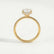Lively oval lab diamond hidden halo shoulder set 18k yellow gold engagement ring