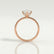 LIVELY - Pear Lab Diamond 18K Rose Gold Micro Pavé Hidden Halo