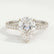 LIVELY - Pear Lab Diamond Platinum Micro Pavé Hidden Halo