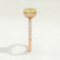 LIVELY - Princess Yellow Lab Diamond 18k Rose Gold Petite Hidden Halo