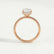 LIVELY - Radiant Lab Diamond 18k Rose Gold Micro Pavé Hidden Halo