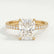 LIVELY - Radiant Lab Diamond 18k Yellow Gold Micro Pavé Hidden Halo