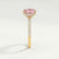 LIVELY - Round Pink Lab Diamond 18k Yellow Gold Petite Hidden Halo Pavé Shoulder Set Ring