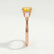 LOVETTA - Round Canary Yellow Sapphire & Diamond Baguette 18k Rose Gold Trilogy