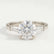 LOVETTA - Round & Baguette Lab Diamond 18k White Gold Trilogy