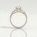 LOVETTA - Round & Baguette Lab Diamond 18k White Gold Trilogy