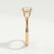 LOVETTA - Round & Baguette Lab Diamond 18k Yellow Gold Trilogy