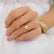 LULU - Princess Blue Sapphire 18k White Gold Petite Solitaire Ring Engagement Ring Lily Arkwright
