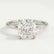 LULU - Cushion Lab Diamond 18k White Gold Petite Solitaire