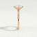 LULU - Marquise Lab Diamond 18k Rose Gold Petite Solitaire
