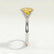 LULU - Oval Yellow Lab Diamond 18k White Gold Petite Solitaire