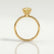 LULU - Oval Yellow Lab Diamond 18k Yellow Gold Petite Solitaire