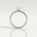 LULU - Pear Lab Diamond 18k White Gold Petite Solitaire