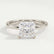 LULU - Princess Lab Diamond 950 Platinum Petite Solitaire