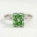 LULU - Radiant Green Lab Diamond 950 Platinum Solitaire