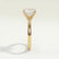 Lulu petite solitaire radiant lab diamond set 18k yellow gold engagement ring