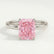 LULU - Radiant Pink Lab Diamond 950 Platinum Solitaire