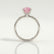 LULU - Radiant Pink Lab Diamond 950 Platinum Solitaire