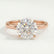 LULU - Round Lab Diamond 18k Rose Gold Solitaire