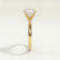 LULU - Round Lab Diamond 18k Yellow Gold Solitaire Ring