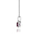 LILA - Oval Alexandrite 4 Claw Drop Pendant 18k White Gold Pendant Lily Arkwright
