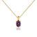 LILA - Oval Alexandrite 4 Claw Drop Pendant 18k Yellow Gold Pendant Lily Arkwright