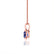 LILA - Oval Blue Sapphire 4 Claw Drop Pendant 18k Rose Gold Pendant Lily Arkwright