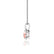 LILA - Oval Champagne Sapphire 4 Claw Drop Pendant 18k White Gold Pendant Lily Arkwright