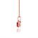 LILA - Oval Ruby 4 Claw Drop Pendant 18k Rose Gold Pendant Lily Arkwright