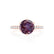LILLIE LUXE - Round Alexandrite Solitaire Engagement Ring 18k Rose Gold
