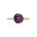 LILLIE LUXE - Round Alexandrite Solitaire Engagement Ring 18k Yellow Gold