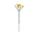 LILLIE LUXE - Round Yellow Sapphire Solitaire Engagement Ring 950 Platinum