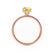 LIVELY - Elongated Cushion Yellow Sapphire 18k Rose Gold Petite Hidden Halo Pavé Shoulder Set Ring