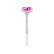 LIVELY - Elongated Cushion Pink Sapphire 950 Platinum Petite Hidden Halo Pavé Shoulder Set Ring