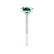 LIVELY - Elongated Cushion Emerald 18k White Gold Petite Hidden Halo Pavé Shoulder Set Ring