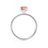 LIVELY - Elongated Cushion Champagne Sapphire 18k White Gold Petite Hidden Halo Pavé Shoulder Set Ring