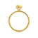 LIVELY - Elongated Cushion Yellow Sapphire 18k Yellow Gold Petite Hidden Halo Pavé Shoulder Set Ring