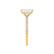 LIVELY - Emerald Natural Diamond 18k Yellow Gold Hidden Halo Micro Pavé Shoulder Set Engagement Ring Lily Arkwright