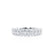 AURELIA - Oval 950 Platinum Pavé Eternity Band