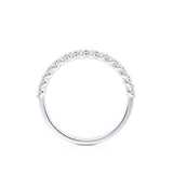 AURELIA - Oval 18k White Gold Pavé Eternity Band