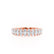 AURELIA - Oval 18k Rose Gold Pavé Eternity Band