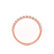 AURELIA - Oval 18k Rose Gold Pavé Eternity Band