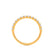 AURELIA - Oval 18k Yellow Gold Pavé Eternity Band