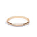 - D Shape Profile Plain Wedding Ring 9k Rose Gold Wedding Bands Lily Arkwright