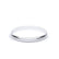 - D Shape Profile Plain Wedding Ring 9k White Gold Wedding Bands Lily Arkwright