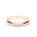 - D Shape Wedding Ring 18k Rose Gold Wedding Bands Lily Arkwright