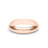 - D Shape Wedding Ring 9k Rose Gold Wedding Bands Lily Arkwright