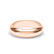 - D Shape Wedding Ring 18k Rose Gold Wedding Bands Lily Arkwright