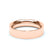 - Flat Court Profile Wedding Band 9k Rose Gold Wedding Bands Lily Arkwright